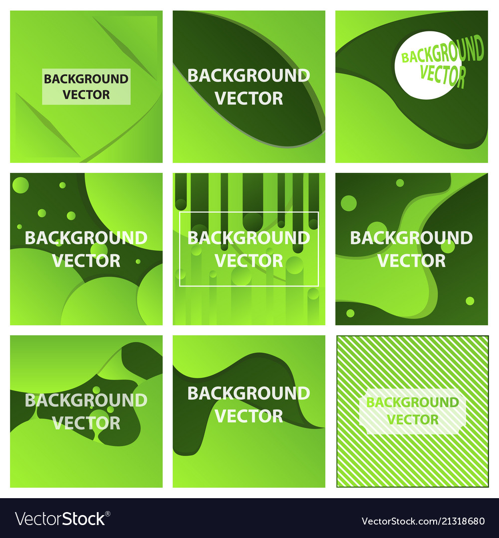 Abstract background set art template design Vector Image Abstract background set art template design