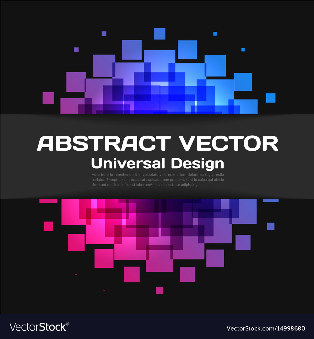 Abstract design elements for graphic layout