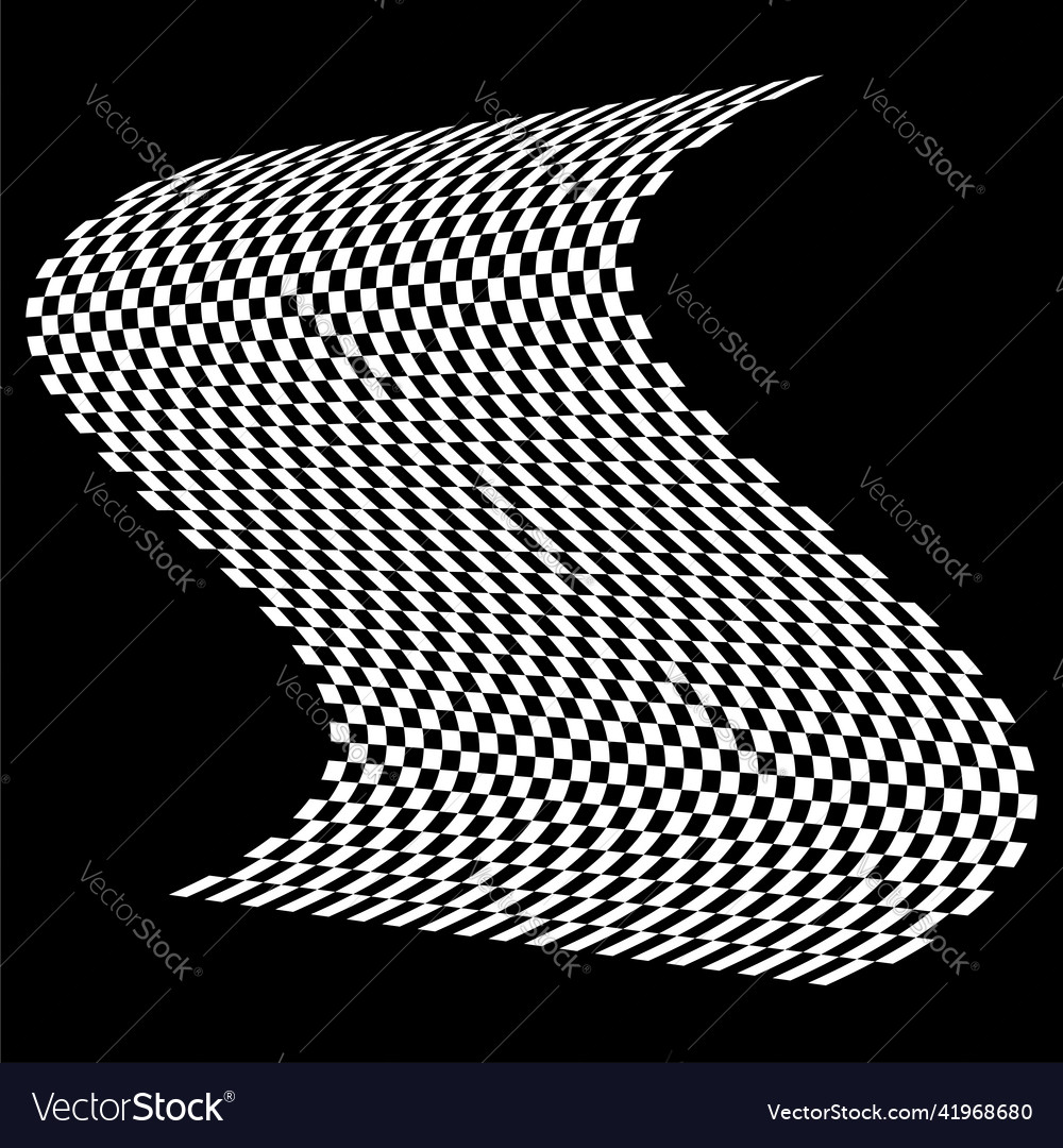 Checkered squared pattern element race racing vector image Checkered squared pattern element race racing