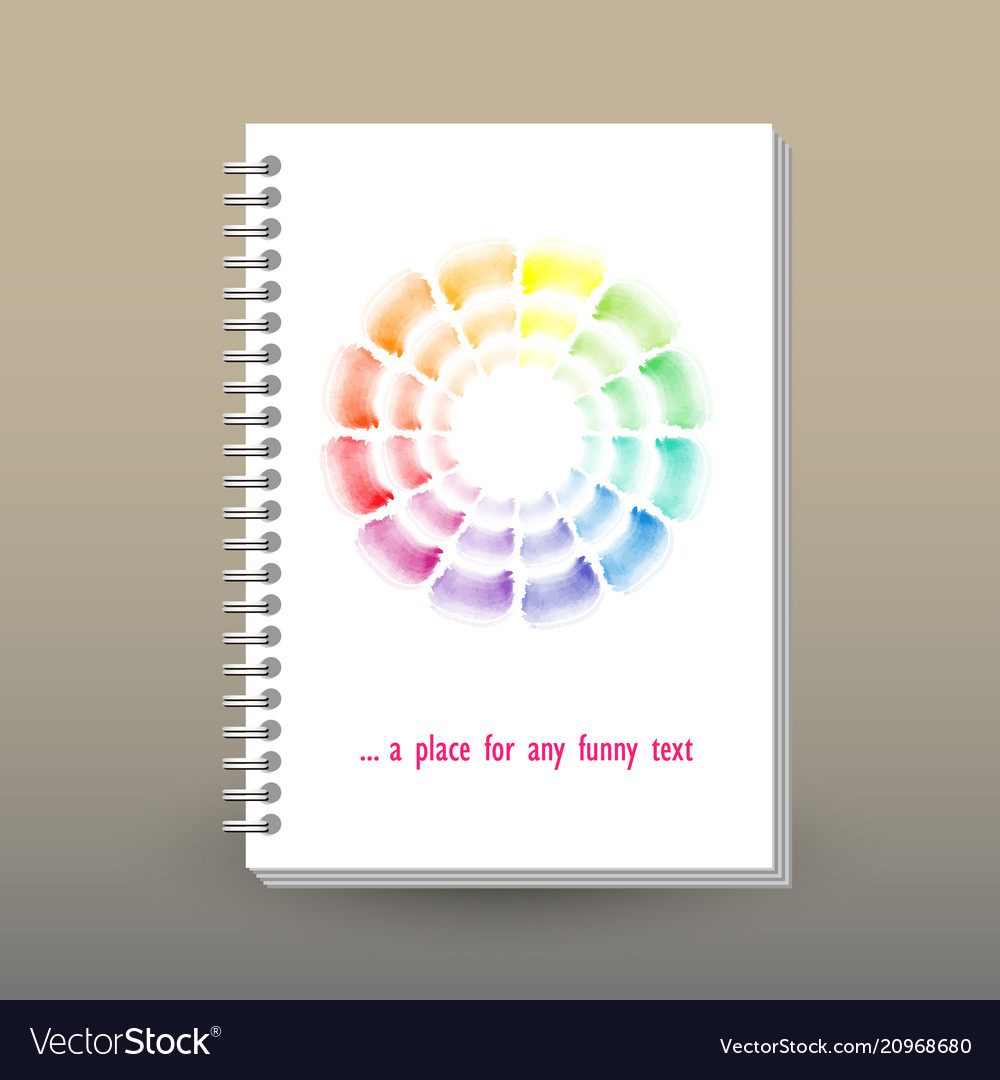 Cover of diary or notebook sketchbook