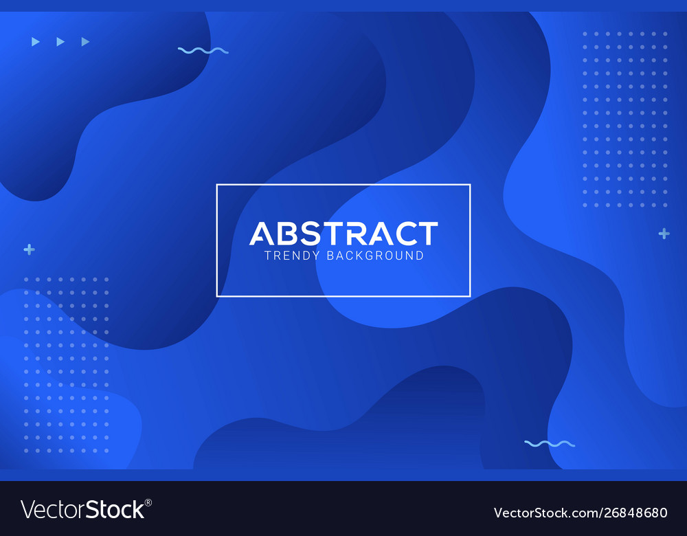 Dynamic abstract liquid color gradation background vector image Dynamic abstract liquid color gradation background