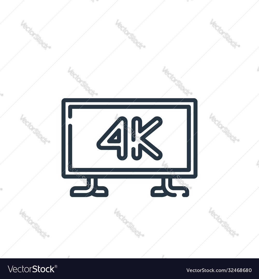 K icon editable stroke linear symbol for use vector image K icon editable stroke linear symbol for use
