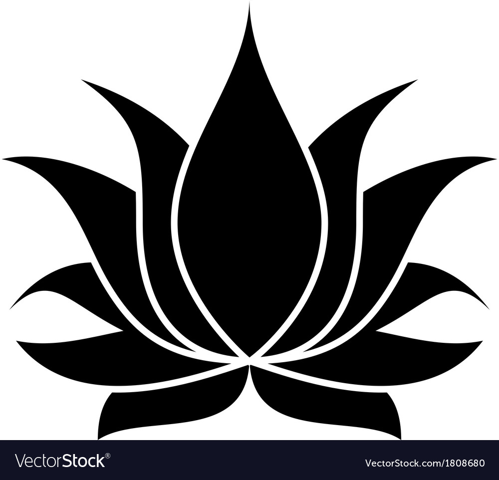 Lotus flower Royalty Free Vector Image - VectorStock