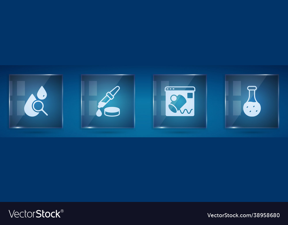 Set drop and magnifying glass pipette data