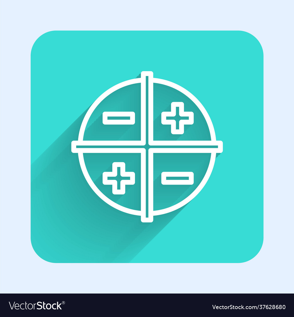 White line xyz coordinate system icon isolated vector image White line xyz coordinate system icon isolated