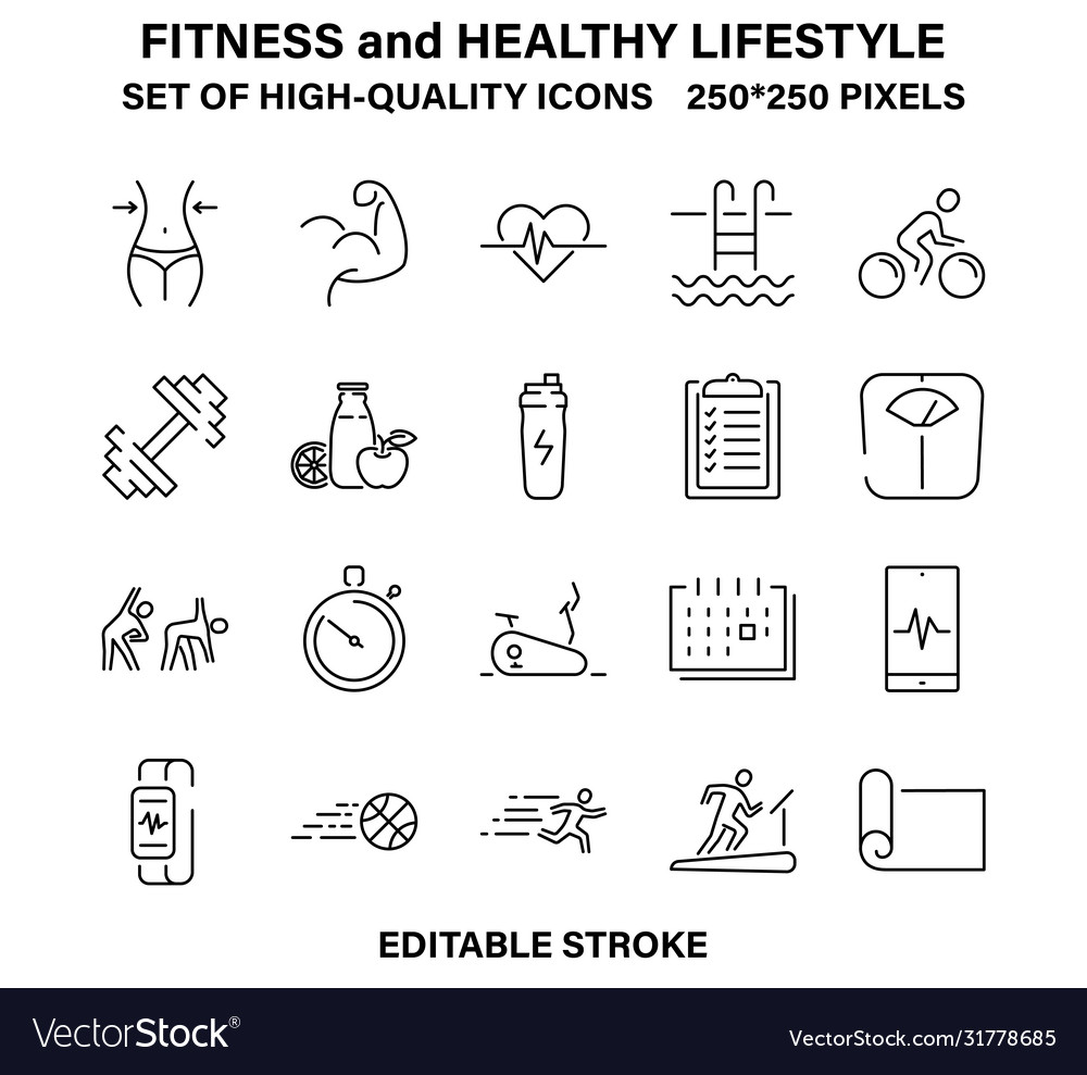 A set simple but high-quality icons about vector image A set simple but high-quality icons about