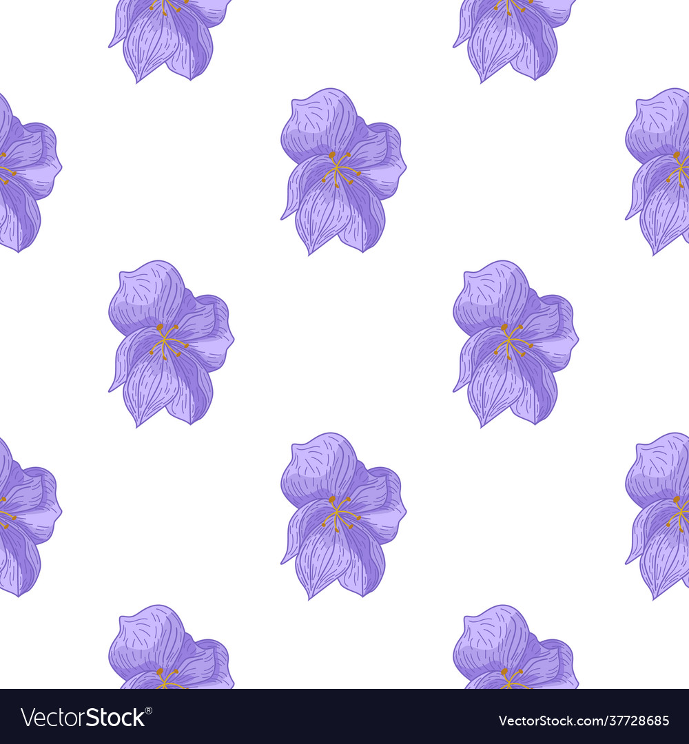 Isolated seamless doodle pattern with outline vector image Isolated seamless doodle pattern with outline
