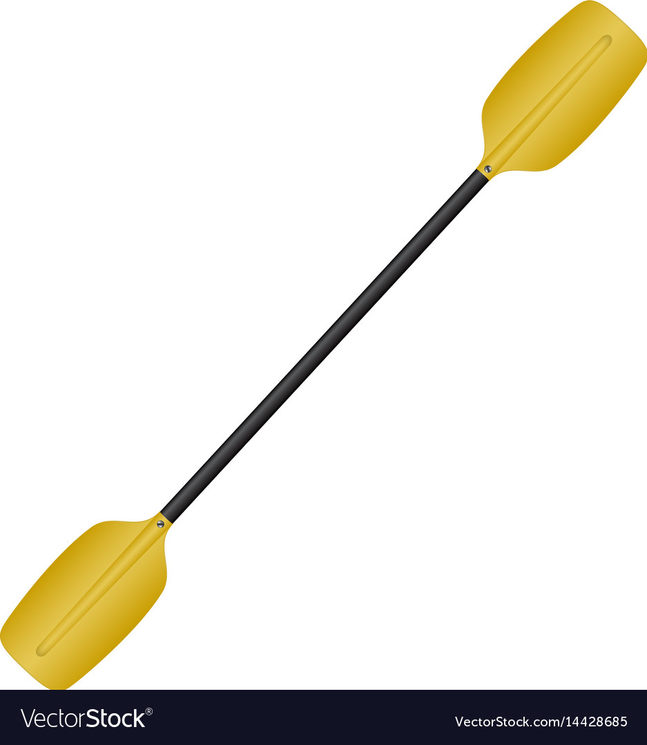 Orange and Black Paddle