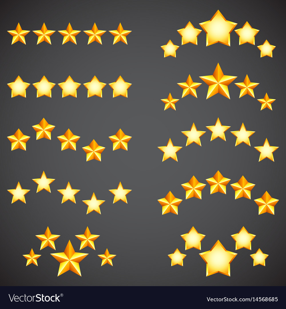 Star rating icons