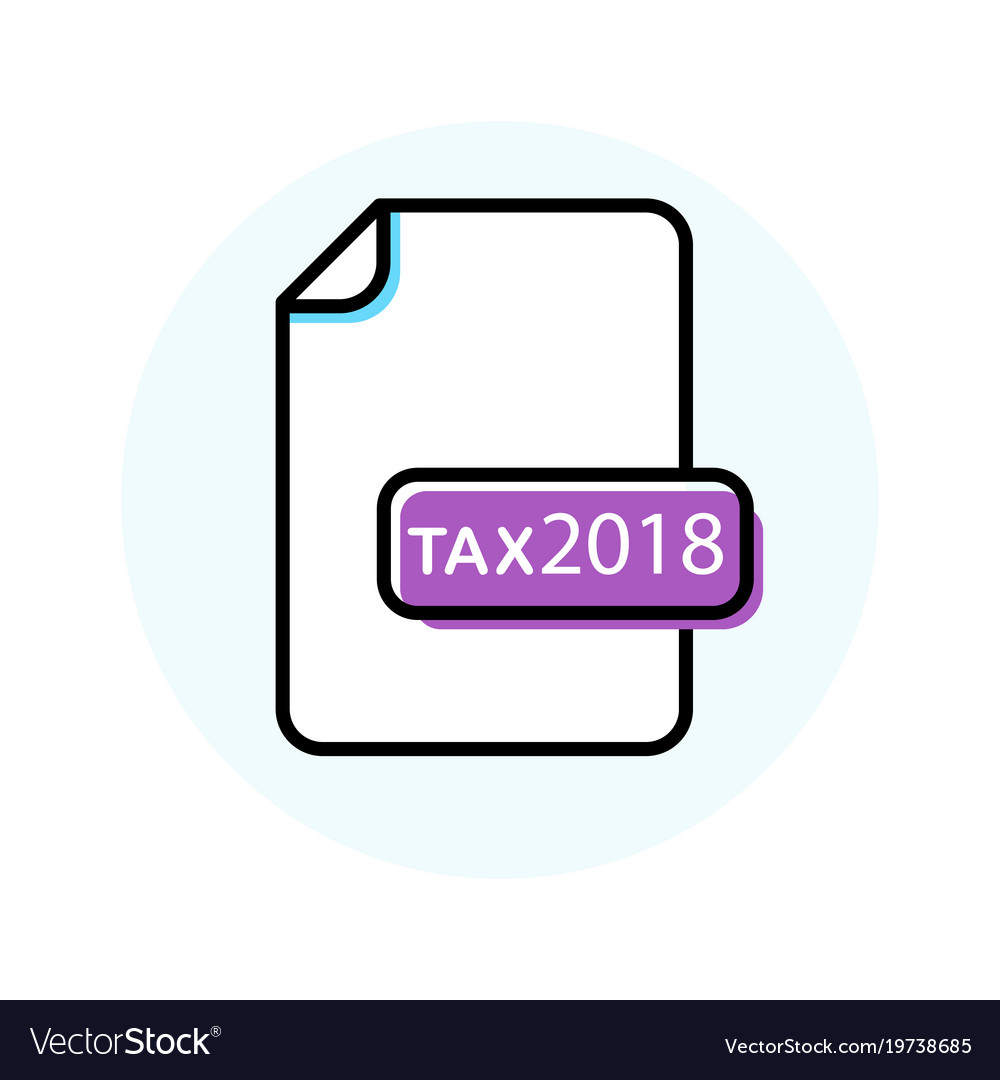 Tax2012 file format extension color line icon