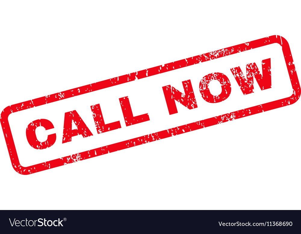 Call Now Text Rubber Stamp Royalty Free Vector Image