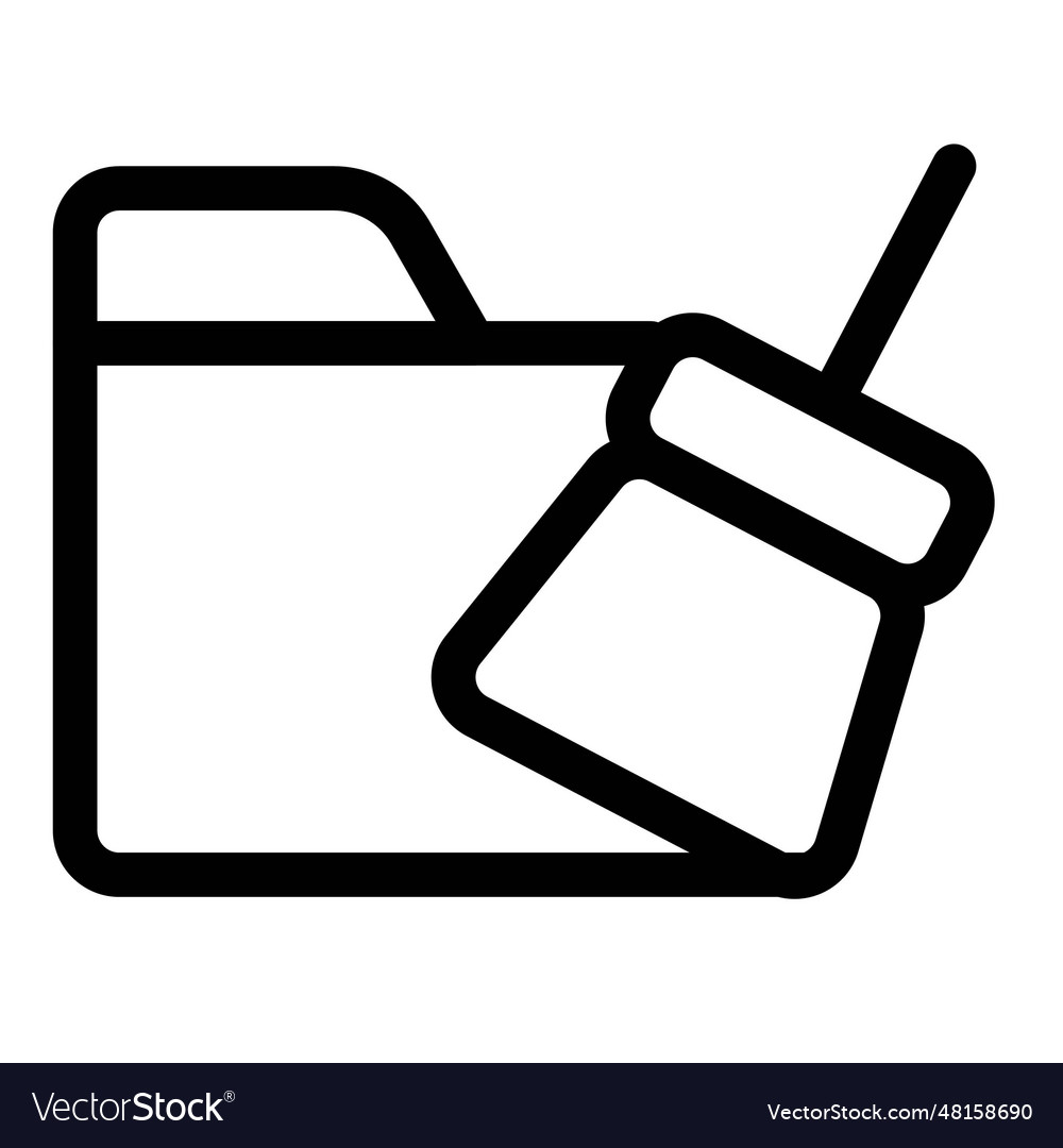 Cleaner used to remove junk from folder