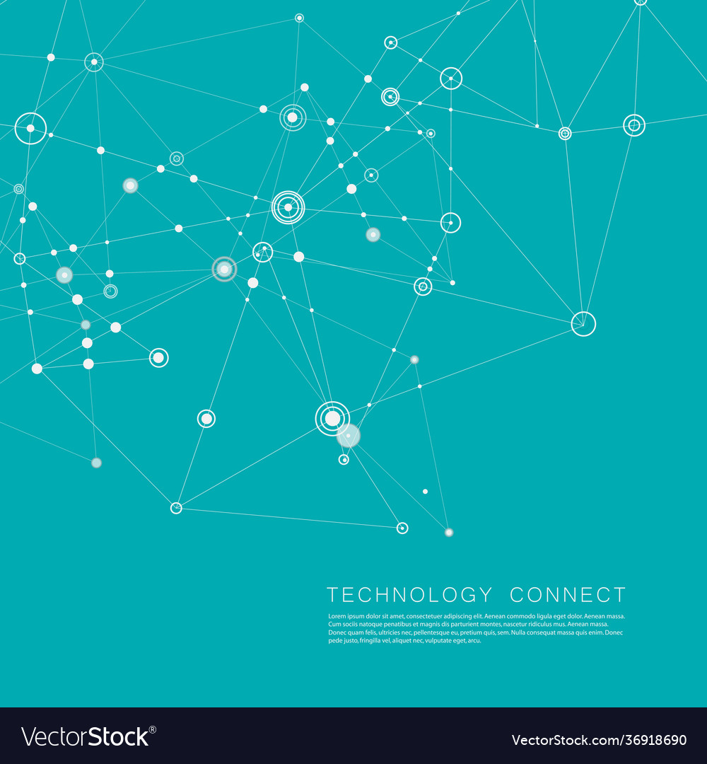 Modern Connection Network Background