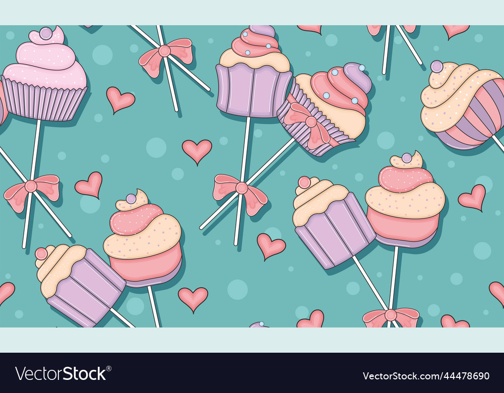 Seamless pattern background with different