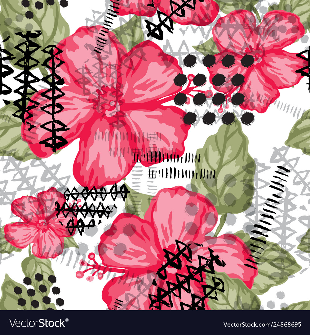 Abstract seamless pattern vector image Abstract seamless pattern
