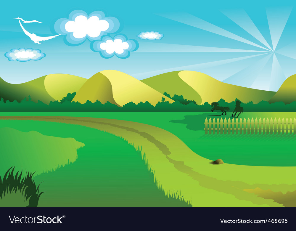 Background nature  Royalty Free Vector  Image VectorStock