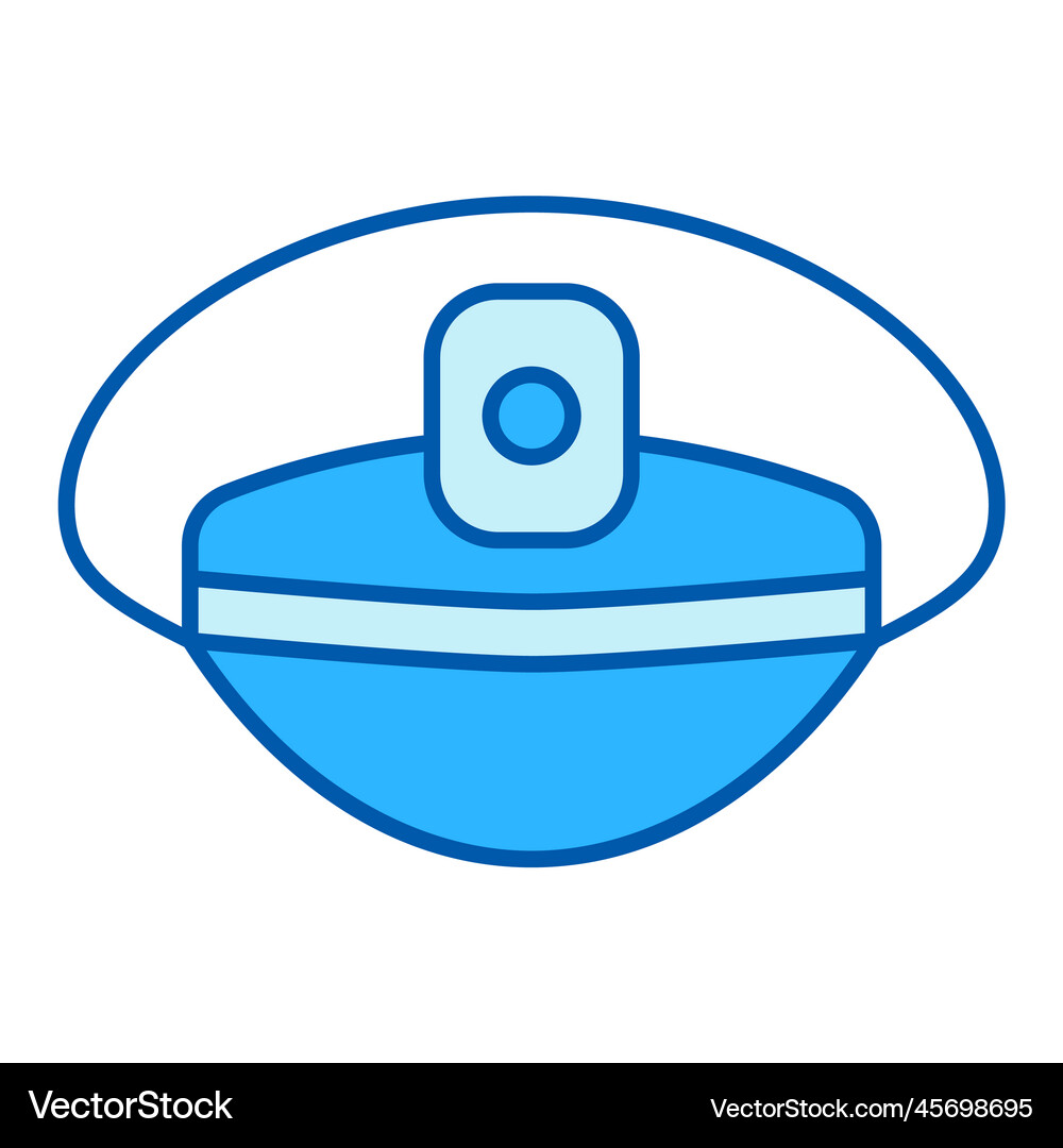 Captains cap Royalty Free Vector Image - VectorStock