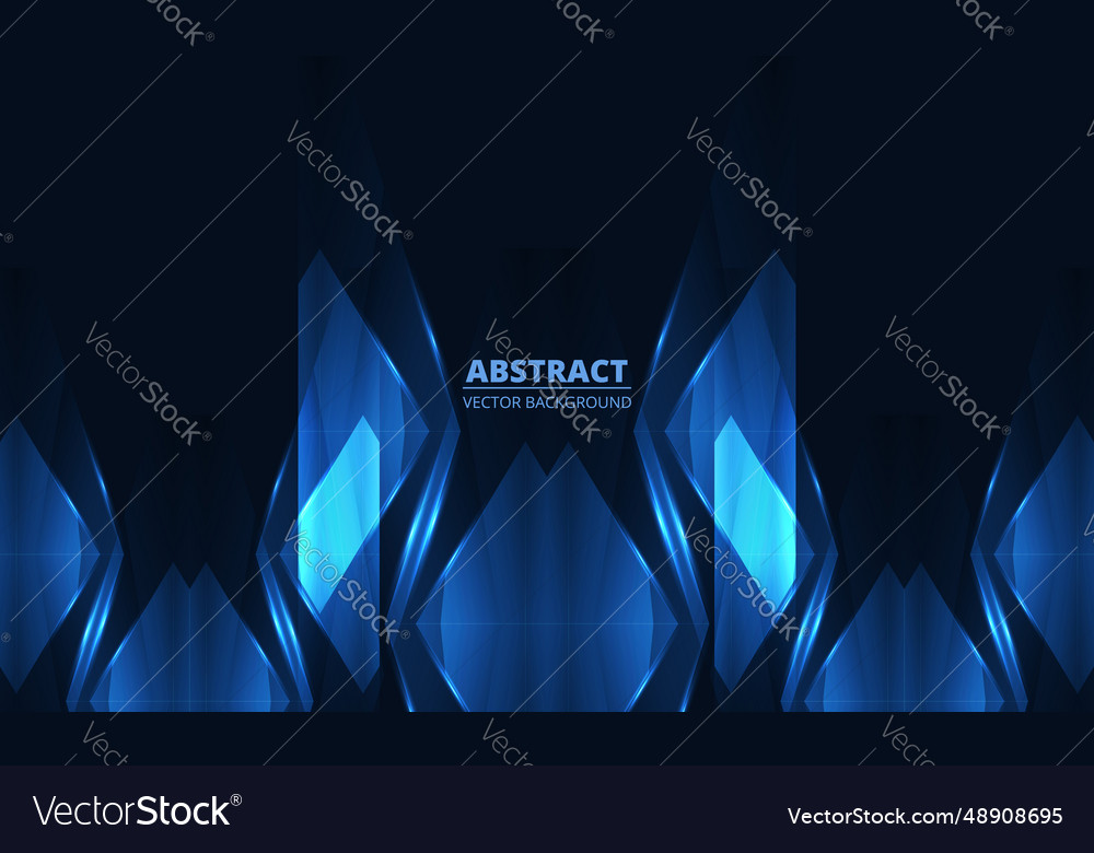 Dynamic Blue Geometric Background