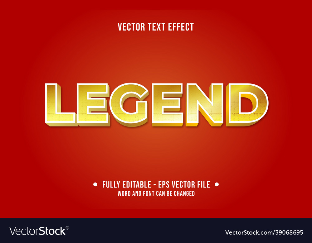Editable text effect gradient style for digital vector image Editable text effect gradient style for digital