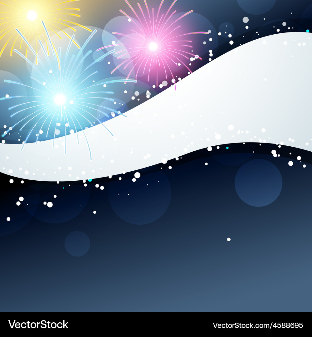 Fireworks Royalty Free Vector Image - VectorStock