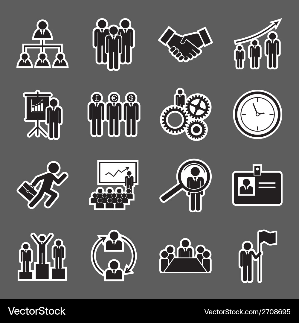 Human resource icon Royalty Free Vector Image - VectorStock