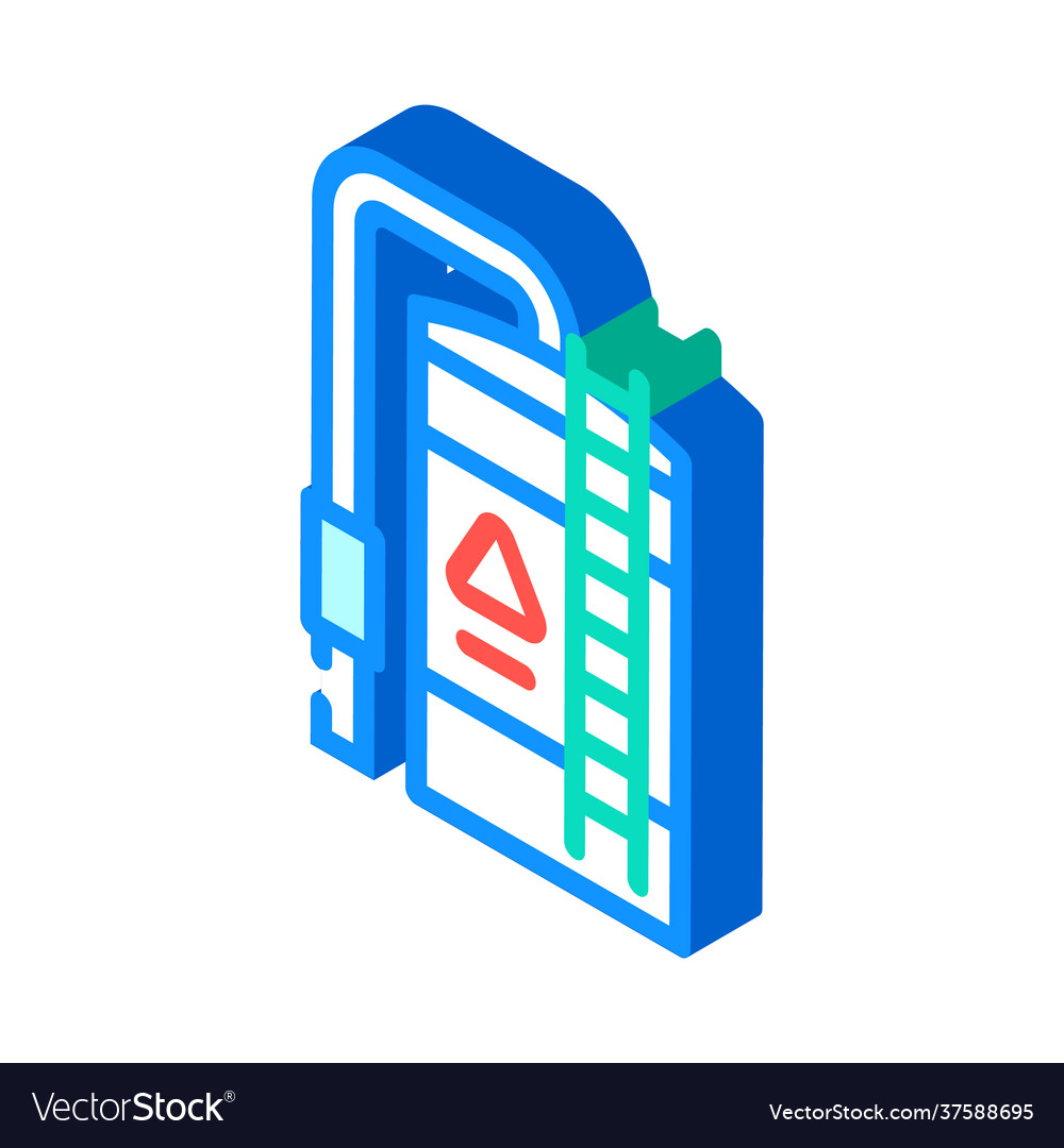 Industrielle Tank biogas isometrische Ikone