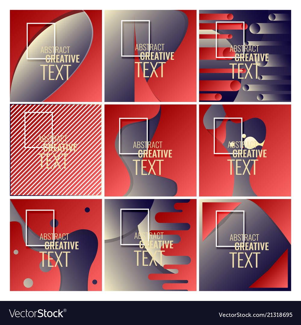 Minimal geometric coverage a set of modern Vector Image Minimal geometric coverage a set of modern