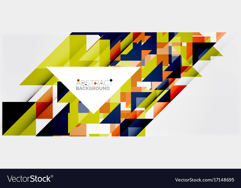 Triangle pattern design background