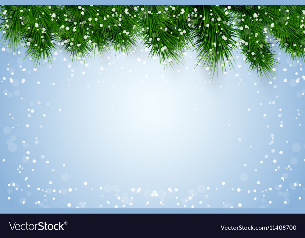 Christmas snowy background