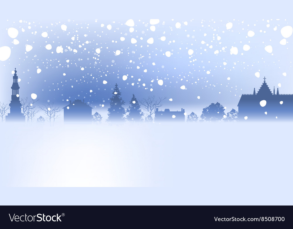 Christmas winter background