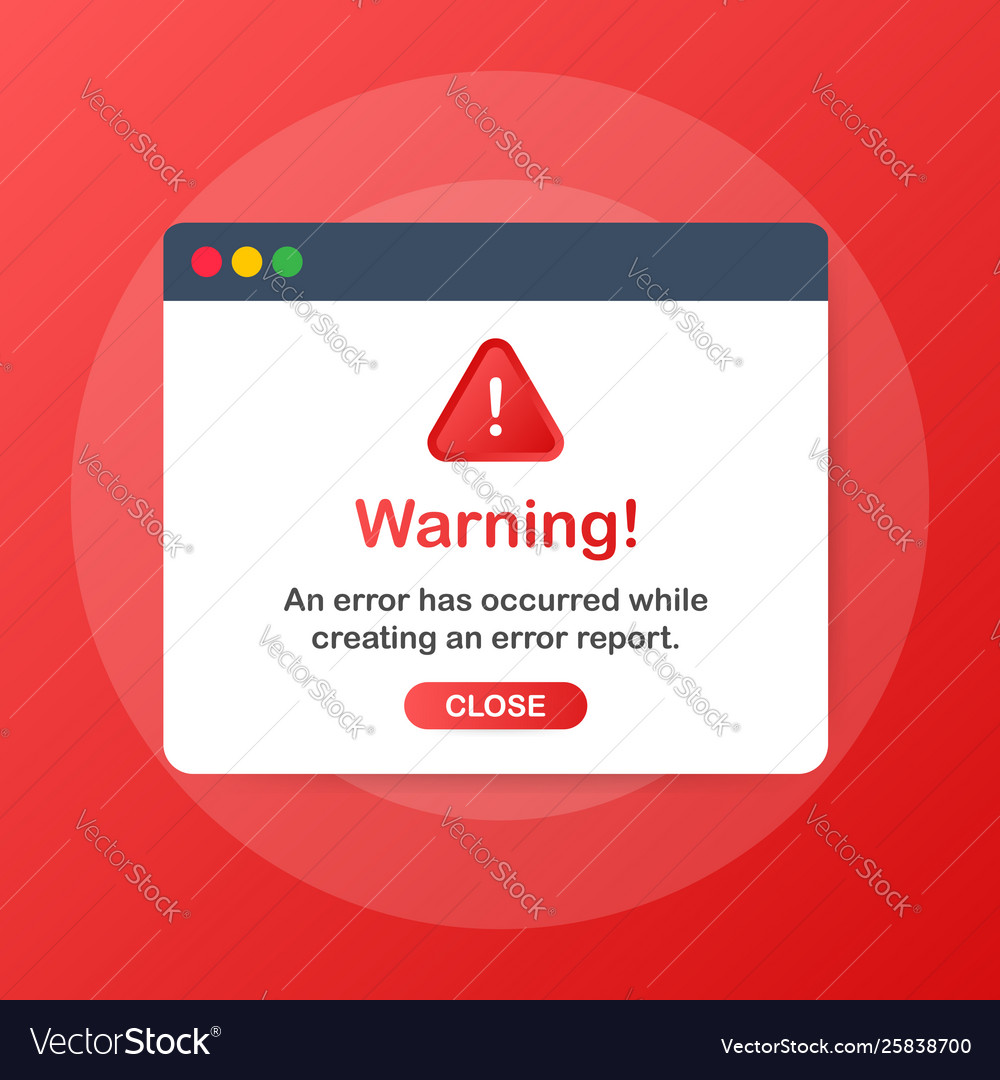 Red Warning Pop-Up