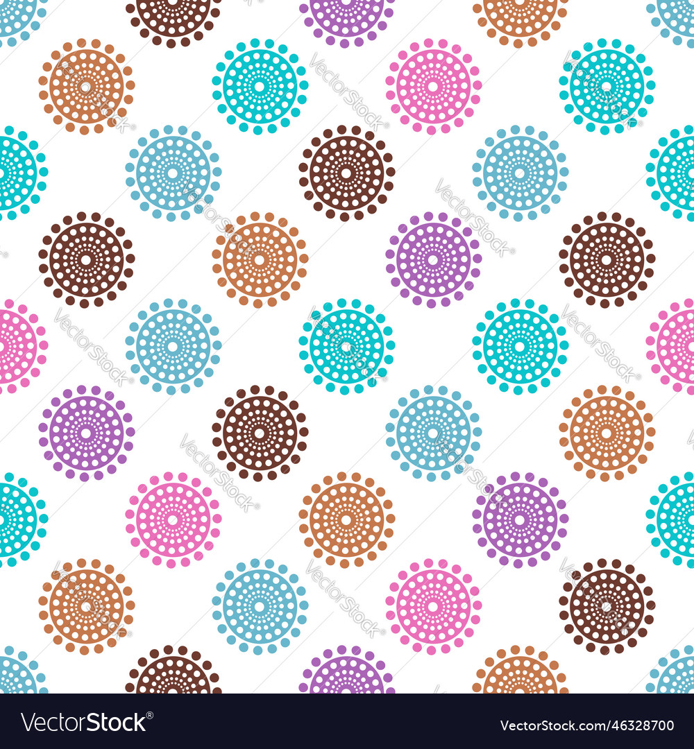 Seamless geometric pattern with colorful openwork