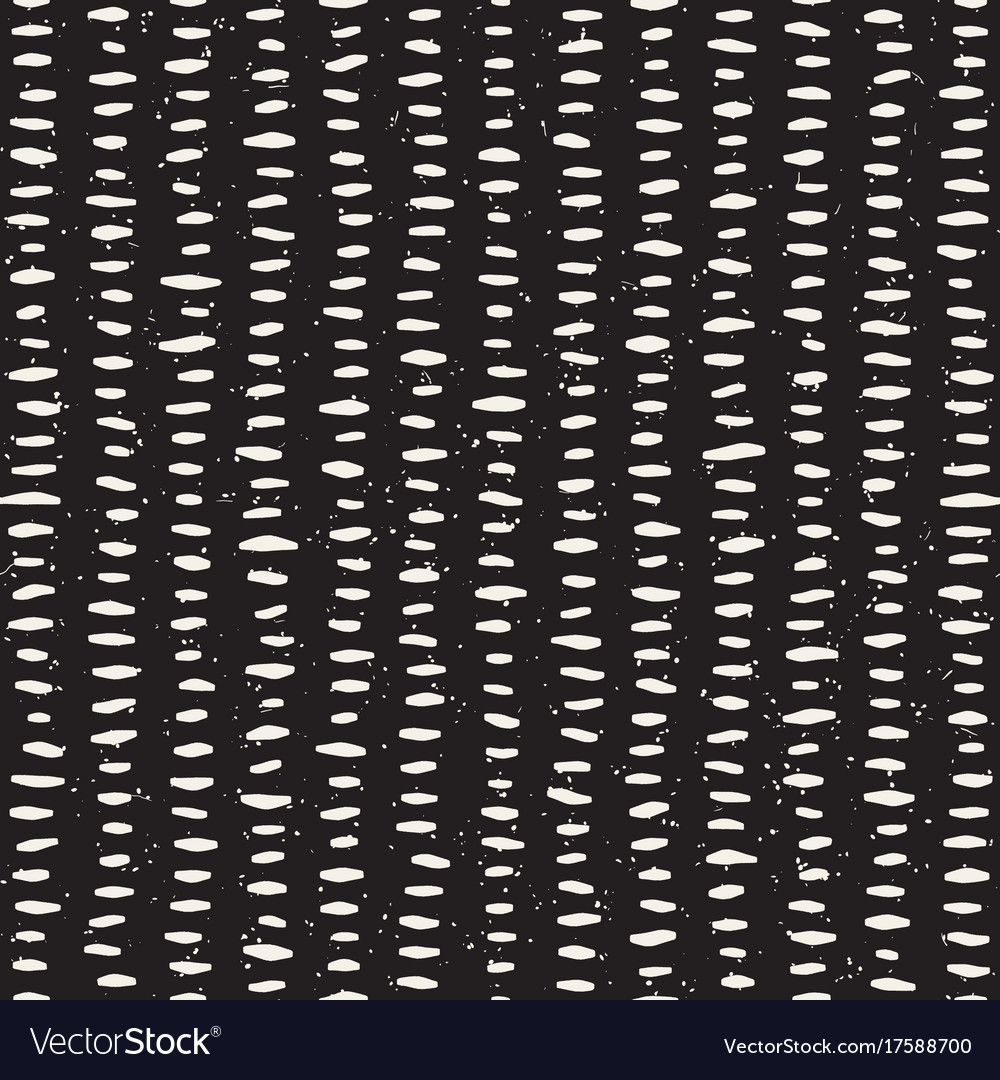 Seamless pattern with hand drawn brush strokes
