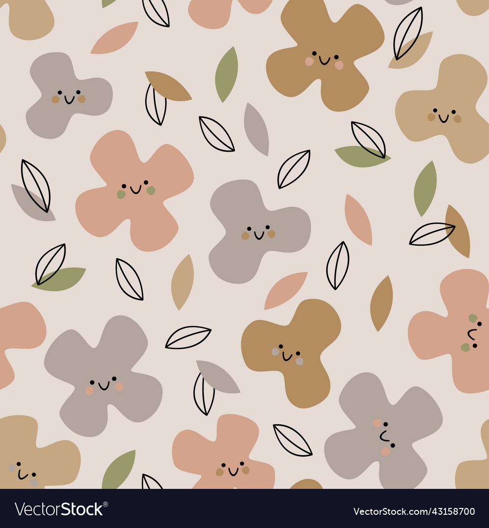 Smiling Flower Pattern