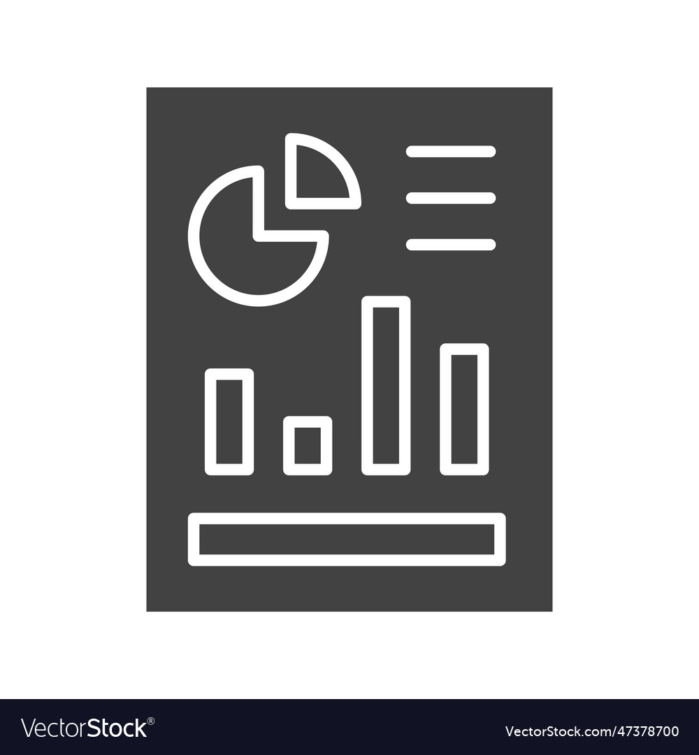 Stats icon image Royalty Free Vector Image - VectorStock