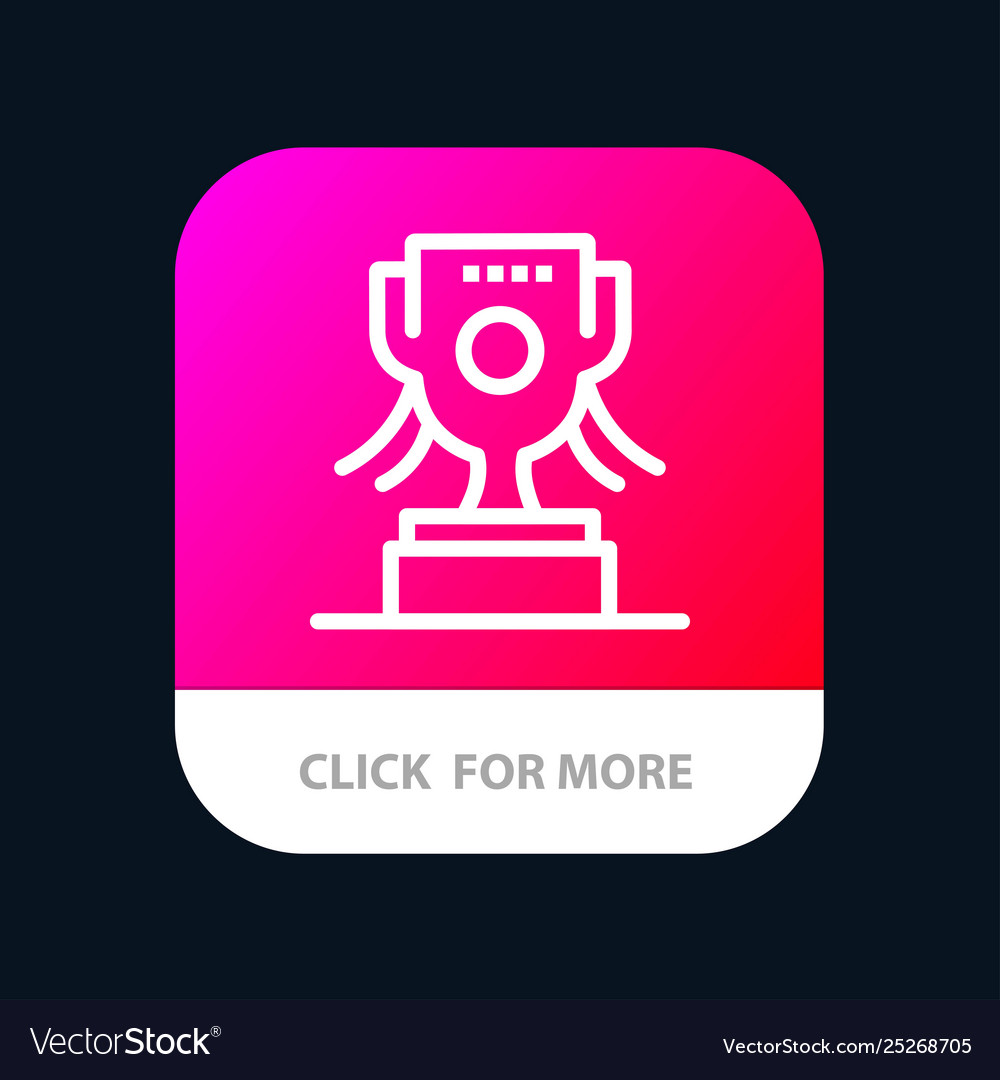 Award cup ireland mobile app button android