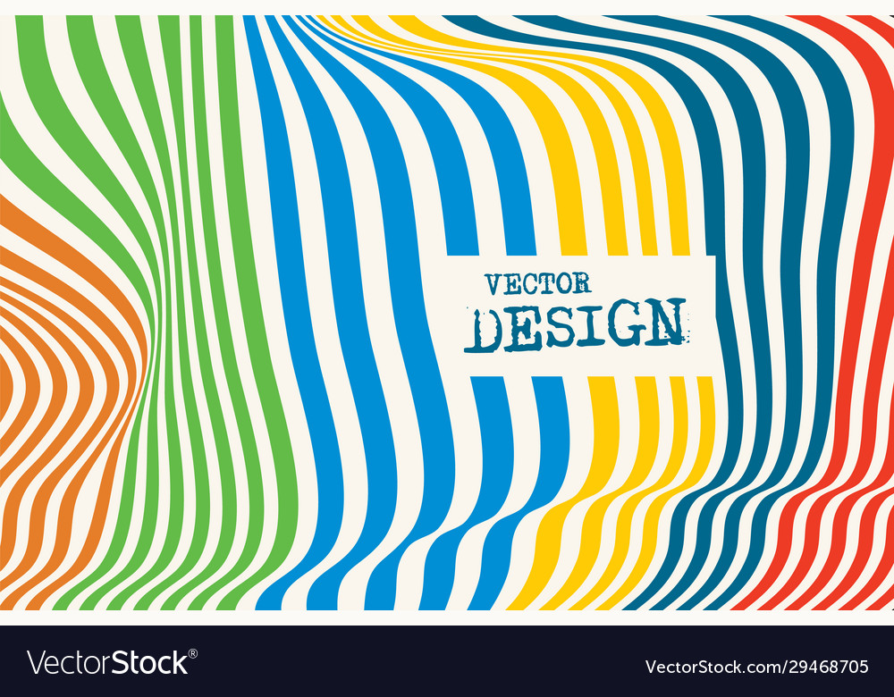 Design color waving lines background abstract Vector Image Design color waving lines background abstract