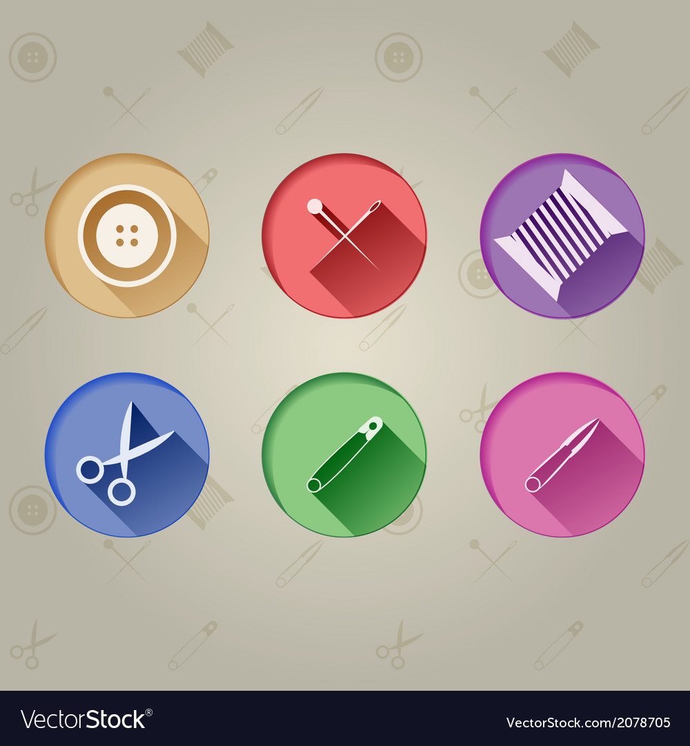 Flat icons for handmader