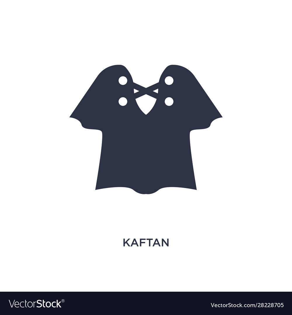 Kaftan icon on white background simple element