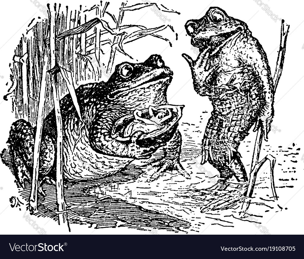 Toads and thumbelina vintage