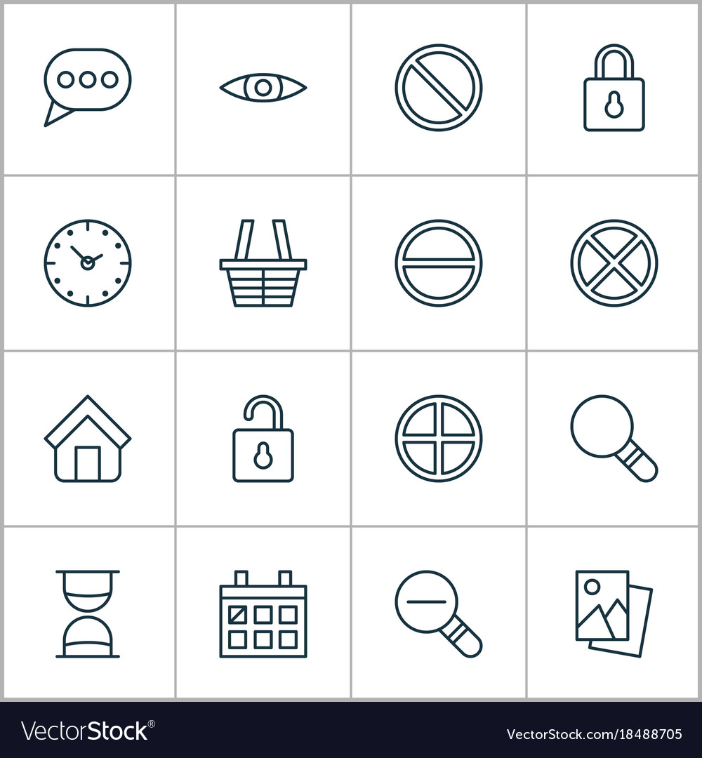 Web icons set collection of unlock calendar