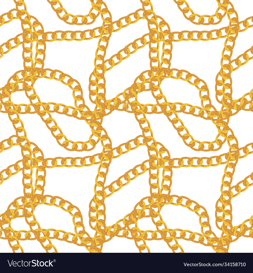 Abstract chain seamless pattern background