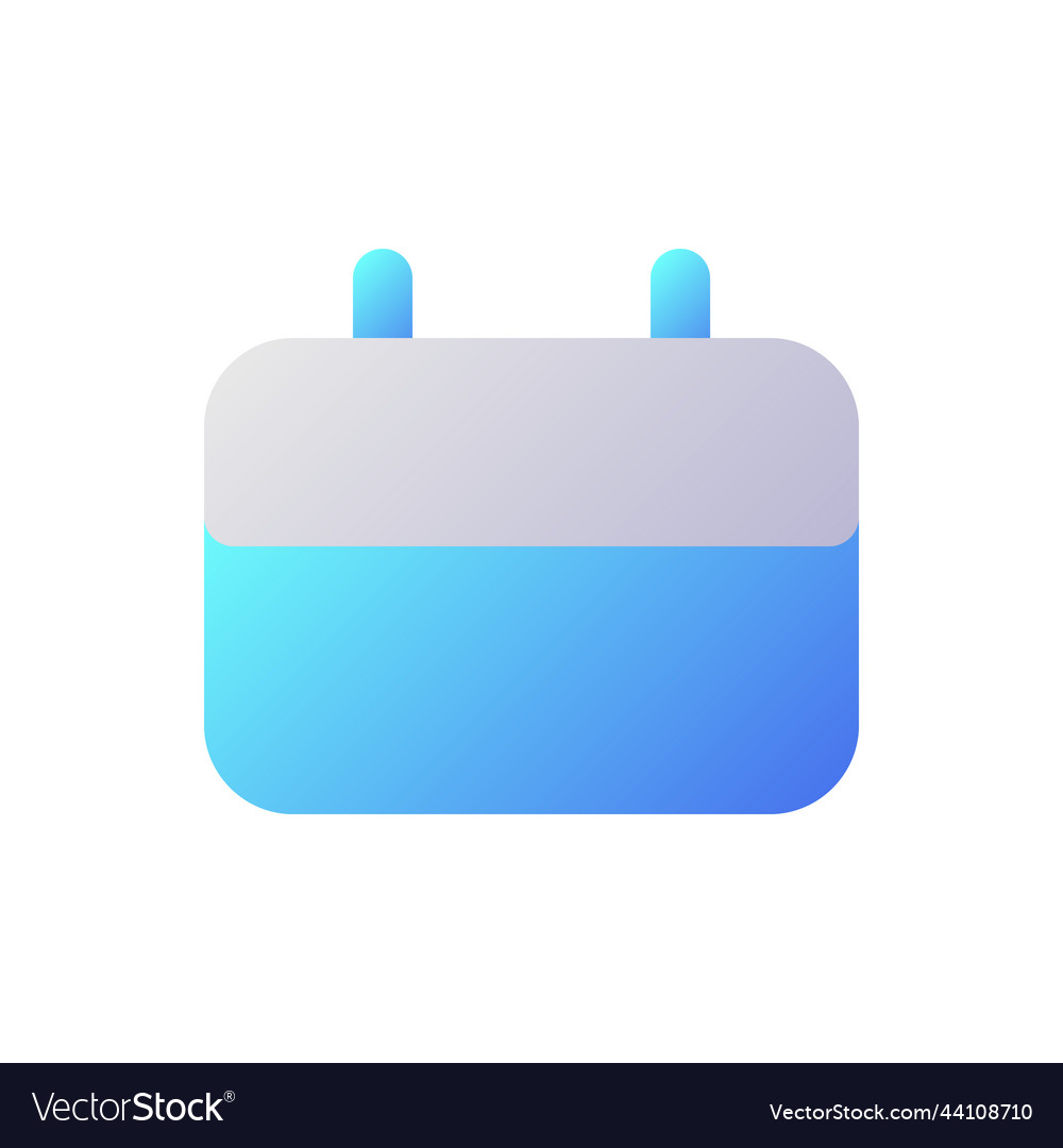 Calendar pixel perfect flat gradient two-color ui vector image Calendar pixel perfect flat gradient two-color ui