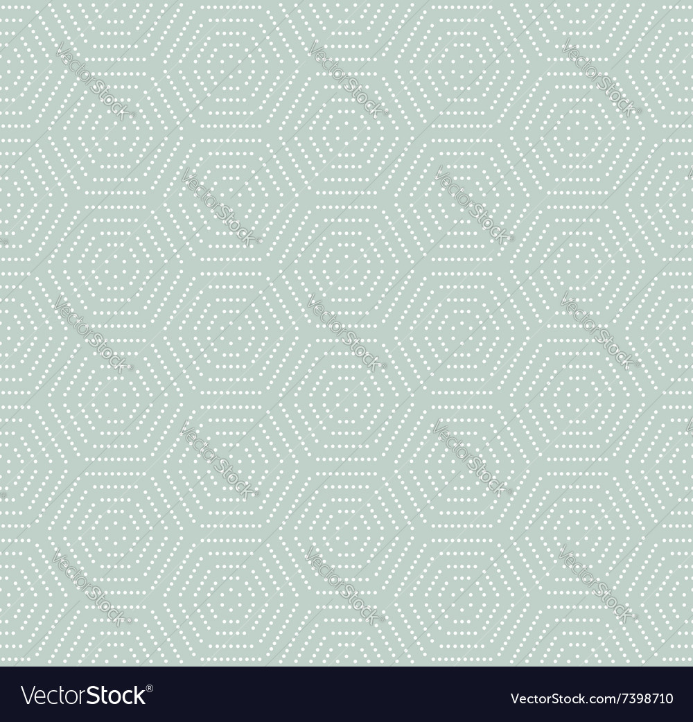 Dotted Hexagonal Pattern