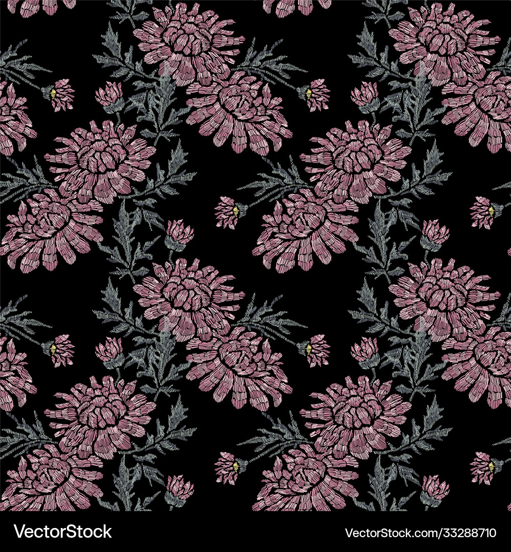 Floral seamless pattern Royalty Free Vector Image