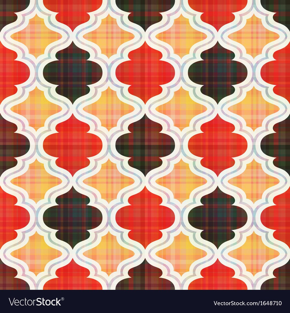 Geometric Scroll Pattern