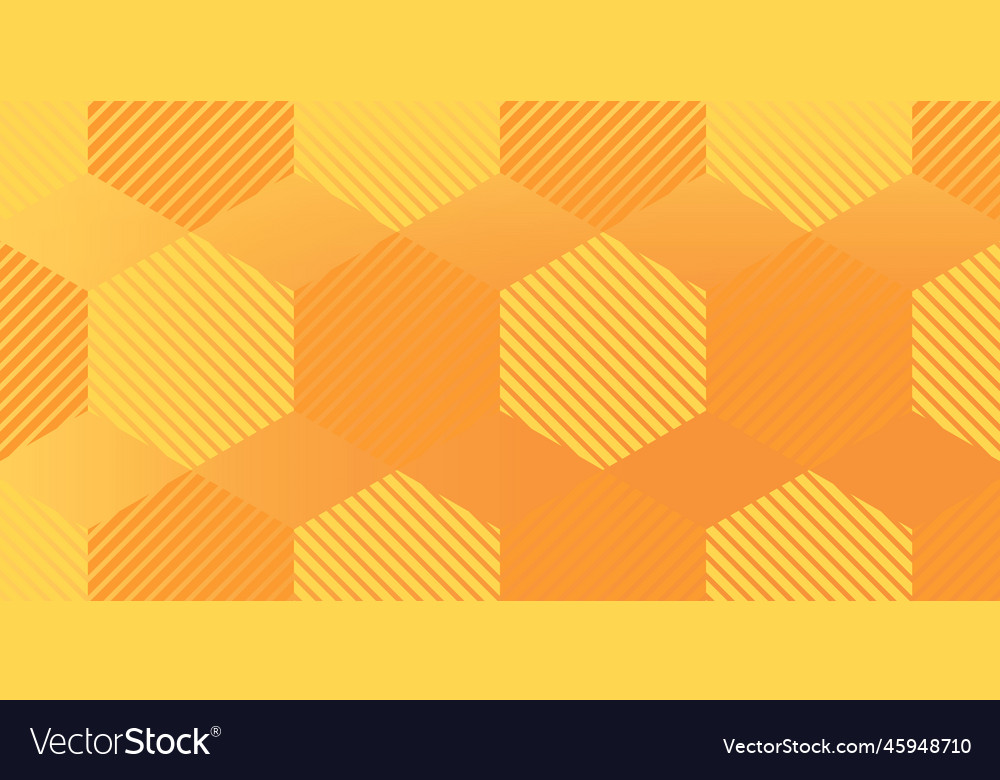 Gradient geometric shape background yellow colors