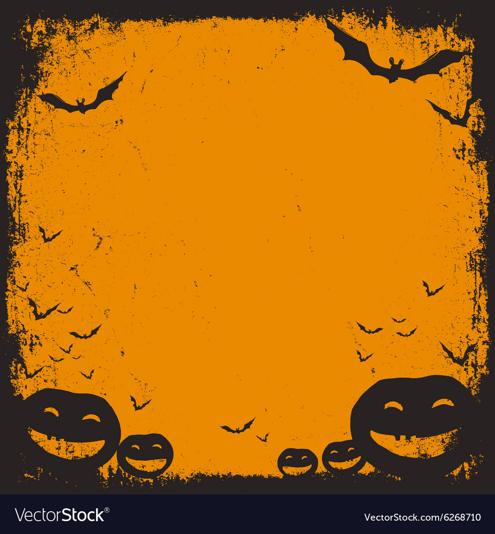 Halloween themed background with space for text Vector Image