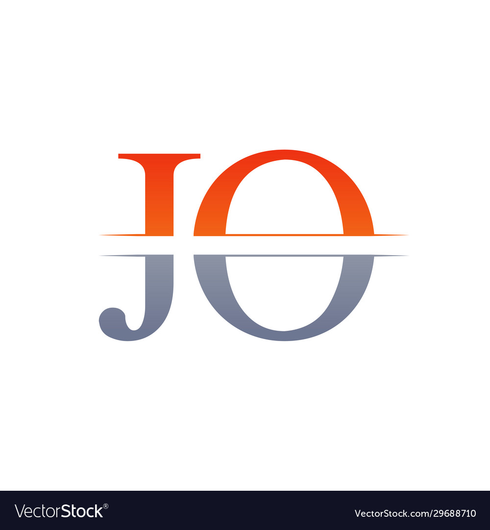 JO Initial Logo Template - Abstract Monogram