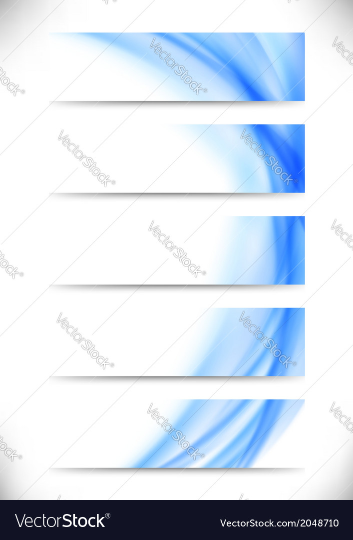 Modern wave lines background collection